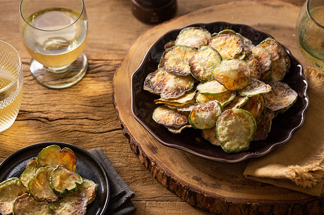 Fígado com maçã e queijo no forno